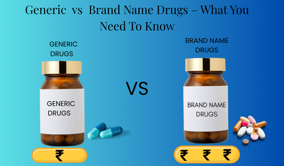 Generic vs Brand Name Drugs – What You Need To Know